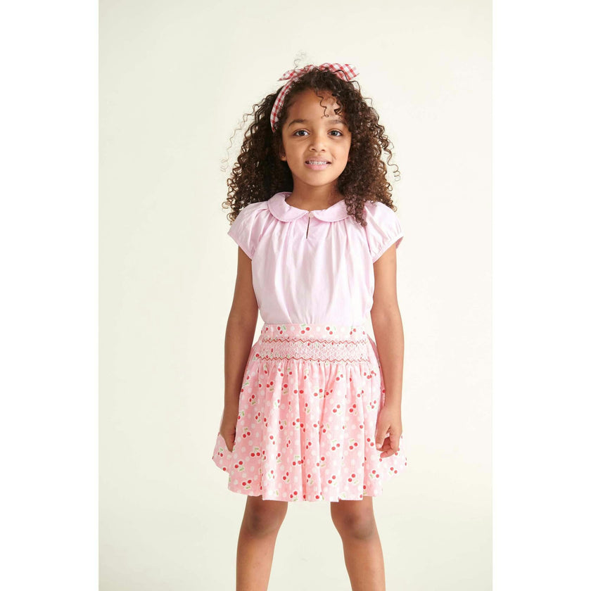 Hand-Smocked Girls Skirt Annie