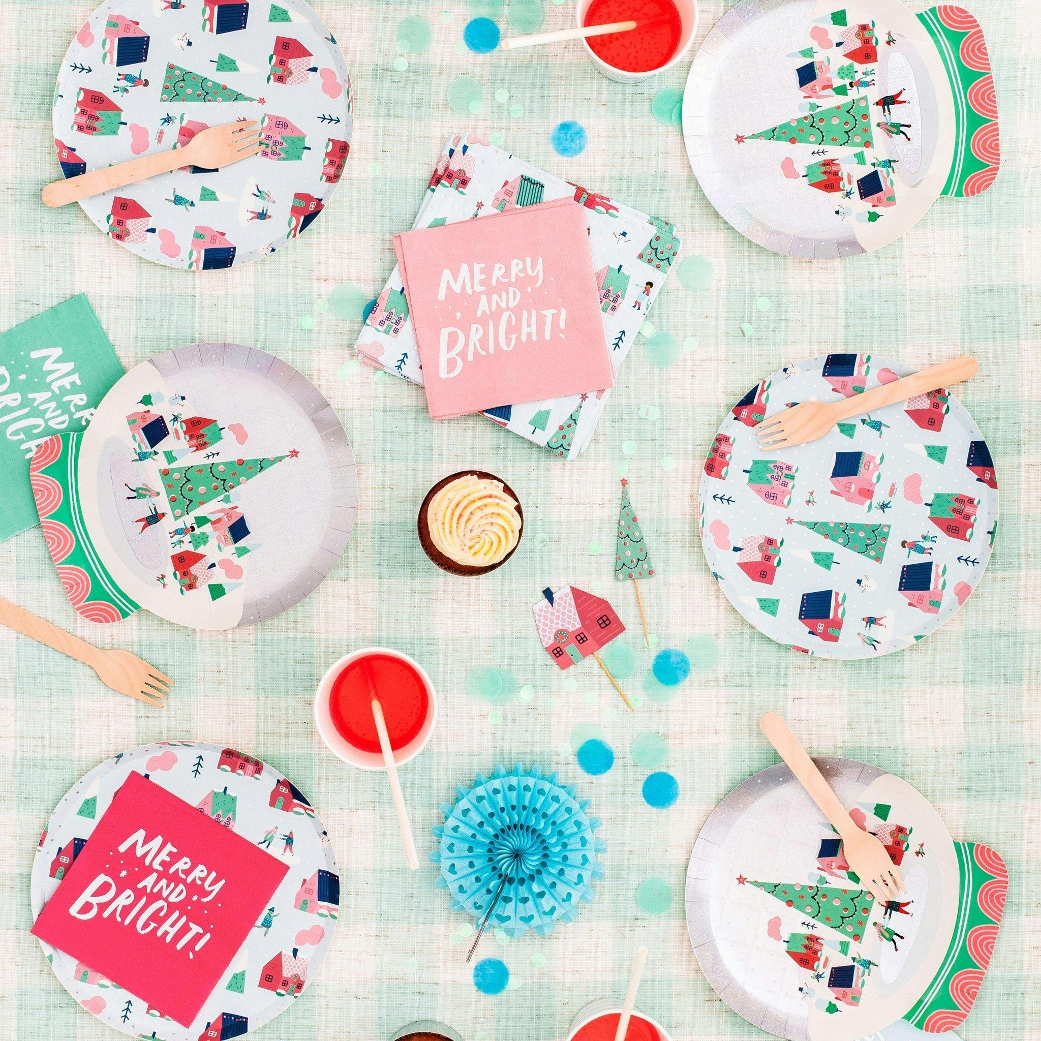 Snow Day Petite Napkins