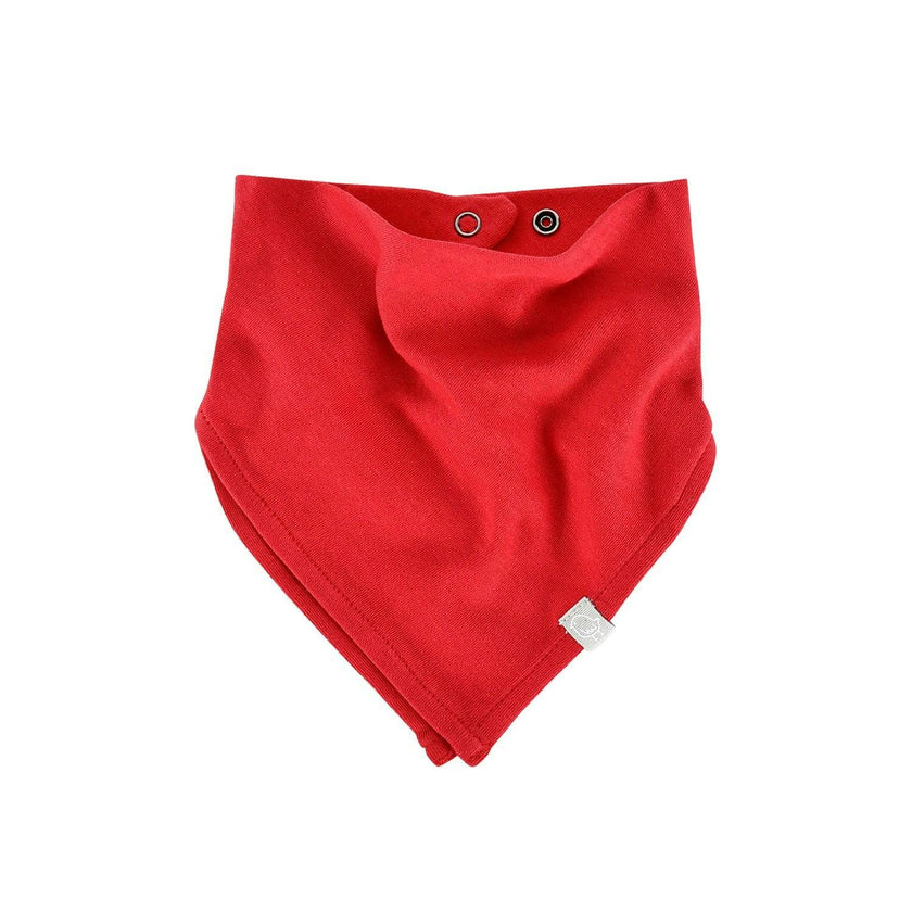 kerchief bib | scarlet red