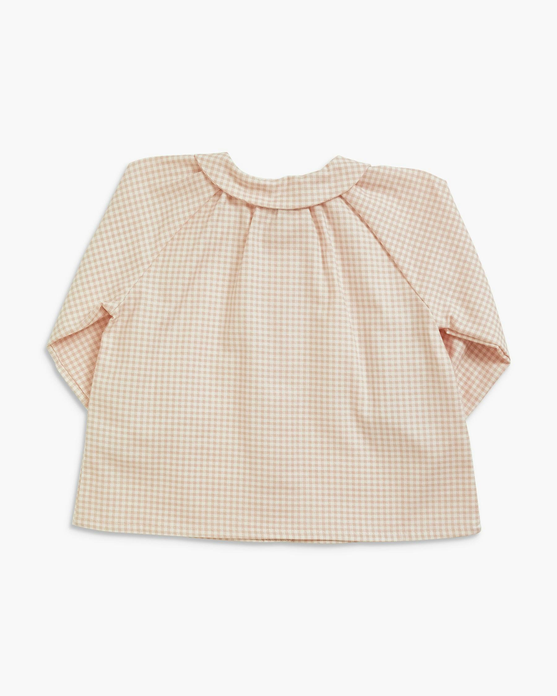 Colinette Blouse Pink Vichy Twill
