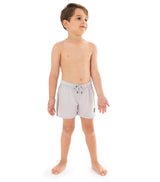 boys solid swim shorts gray