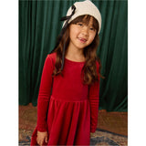 Velour Ballet Dress, Red