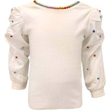 Gem Queen Puff Sleeve Blouse