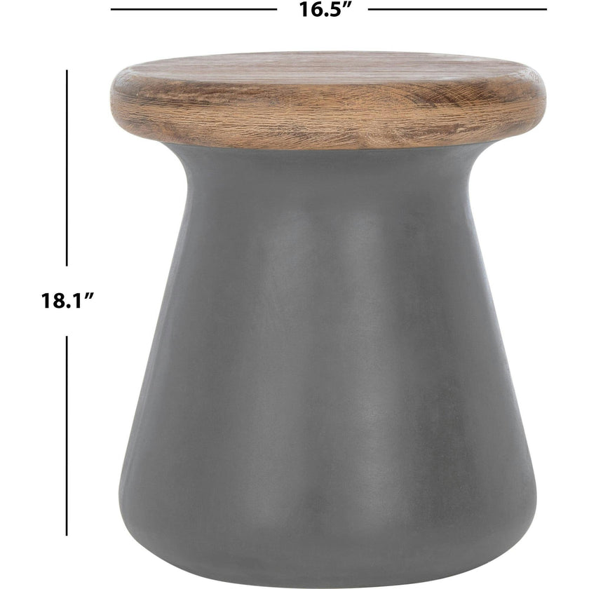 Indoor & Outdoor Button Accent Stool