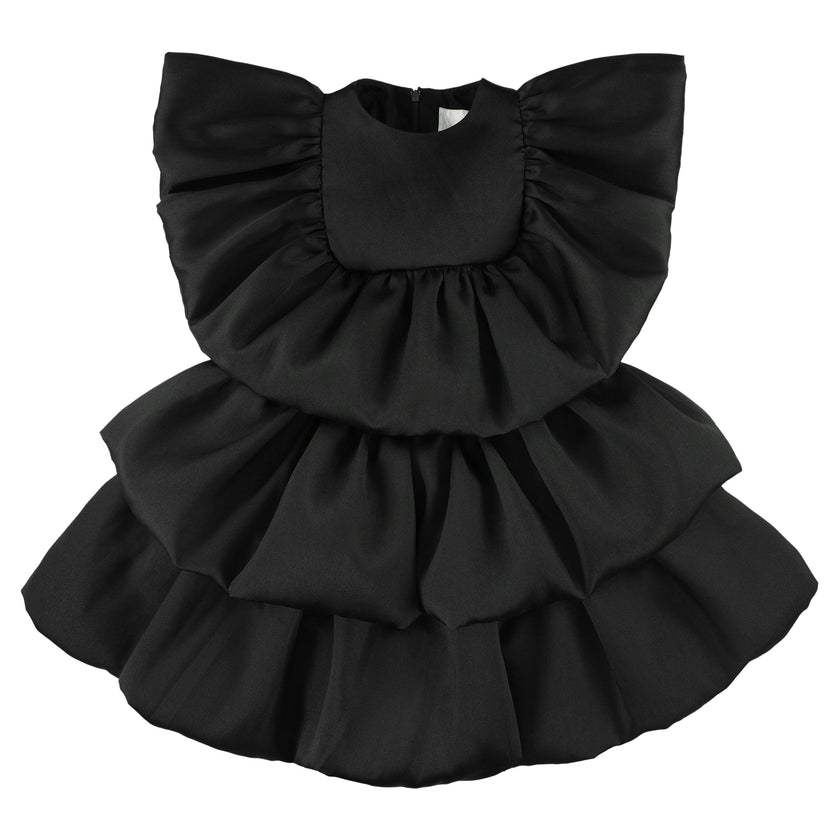 CAROLINE BOSMANS Gloss Black Dress