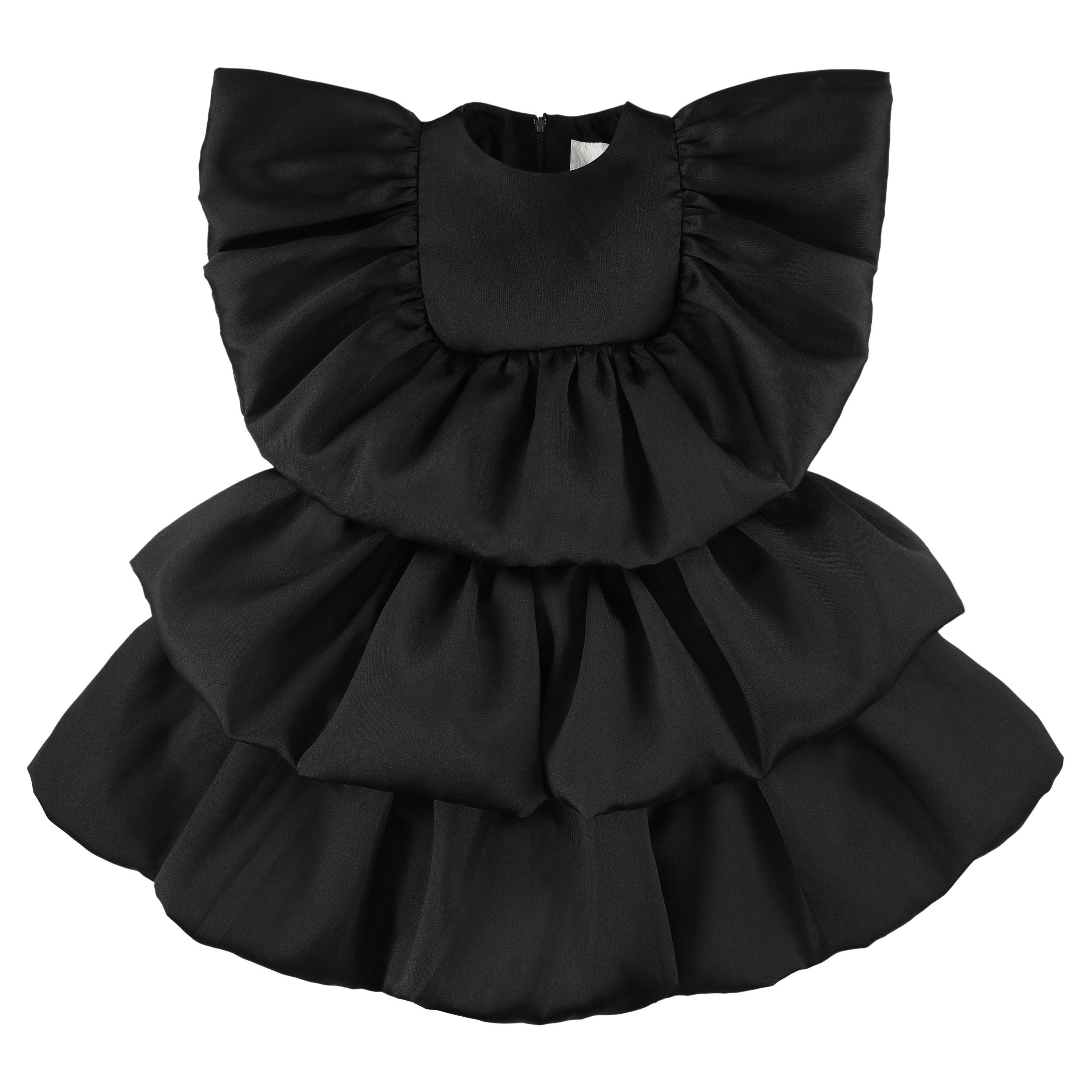 CAROLINE BOSMANS Gloss Black Dress