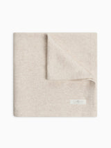 Waffle Knit Baby Blanket Heather Oat