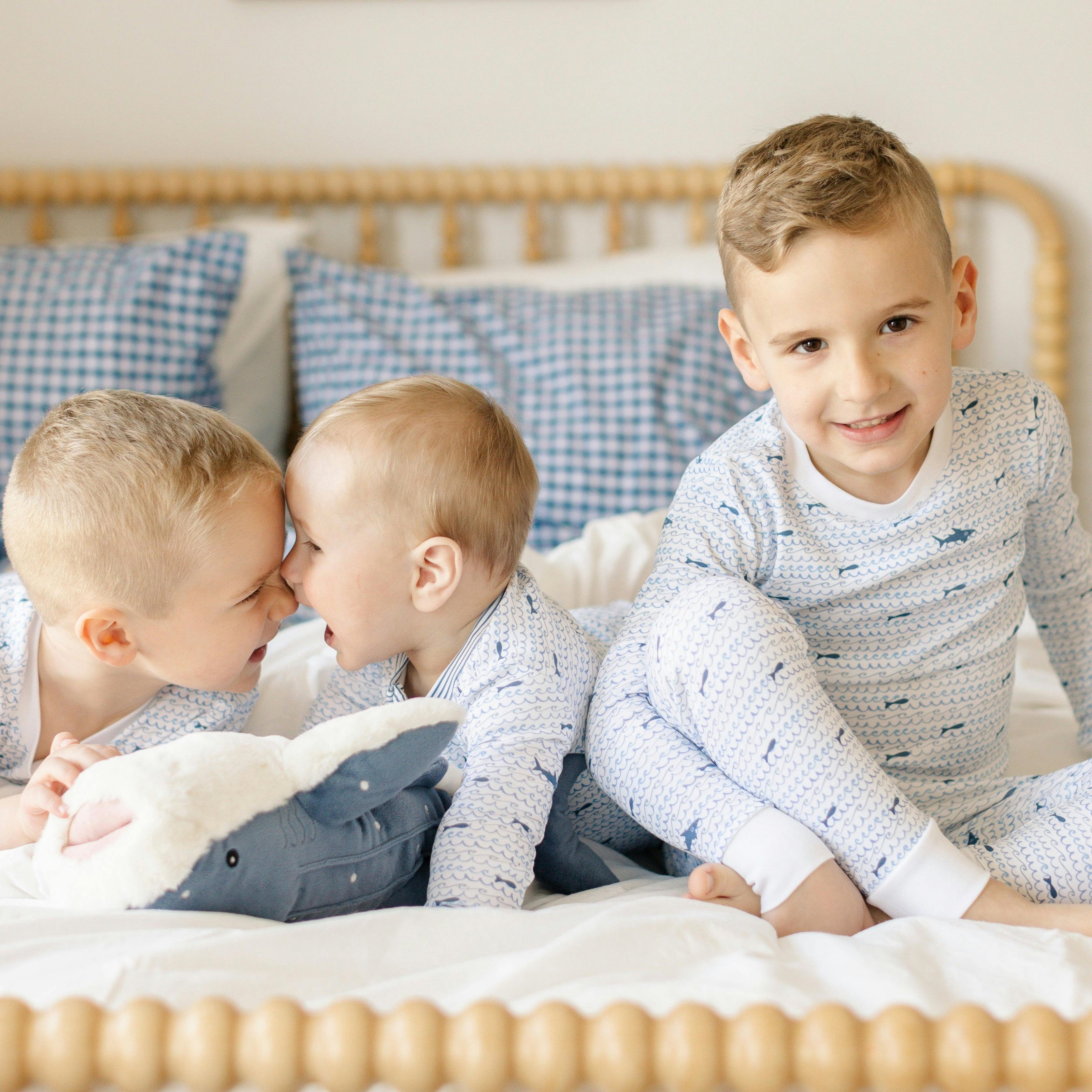 Sharks Two Piece Kids Pajamas