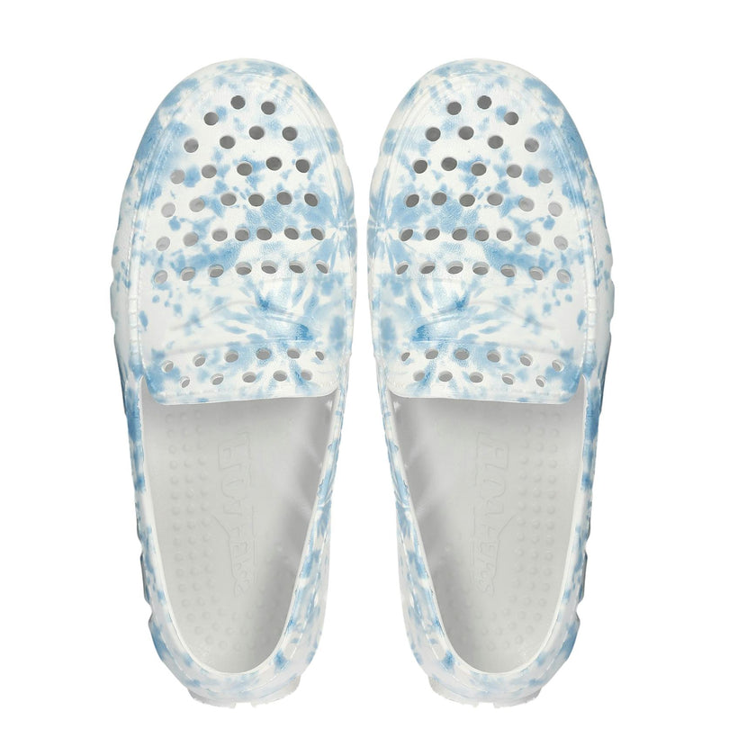 KIDS BLUE TIE DYE/BRIGHT WHITE PRODIGY PRINT