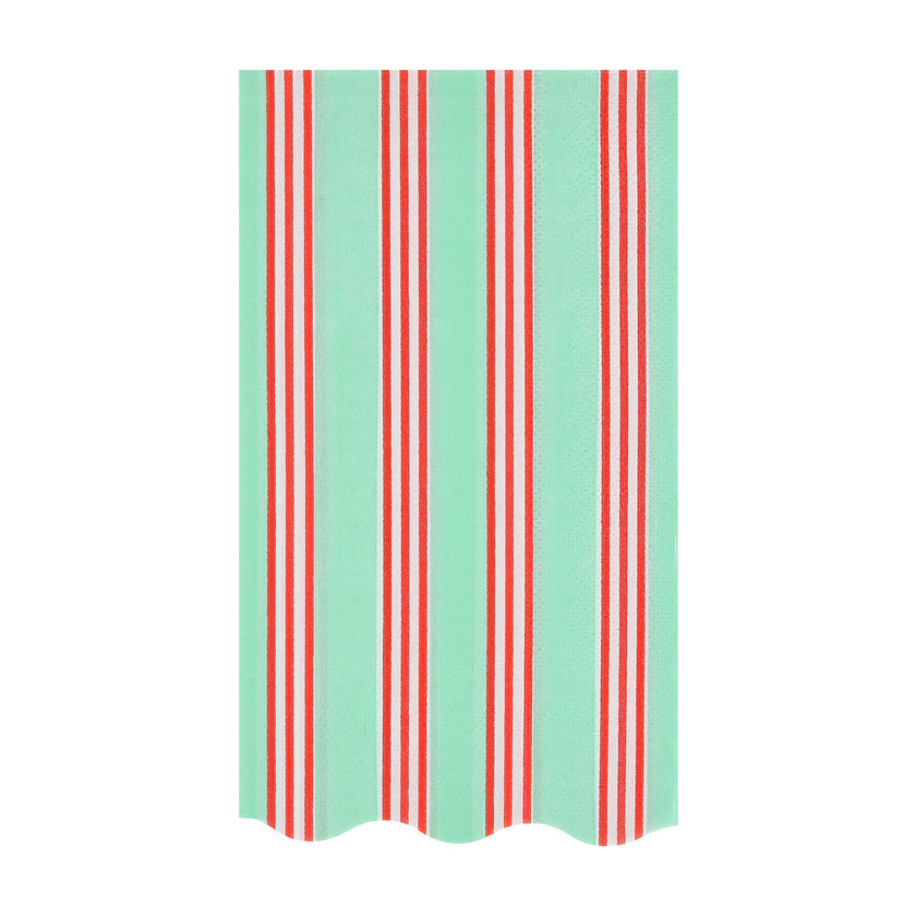 Festive Stripe Guest Towels