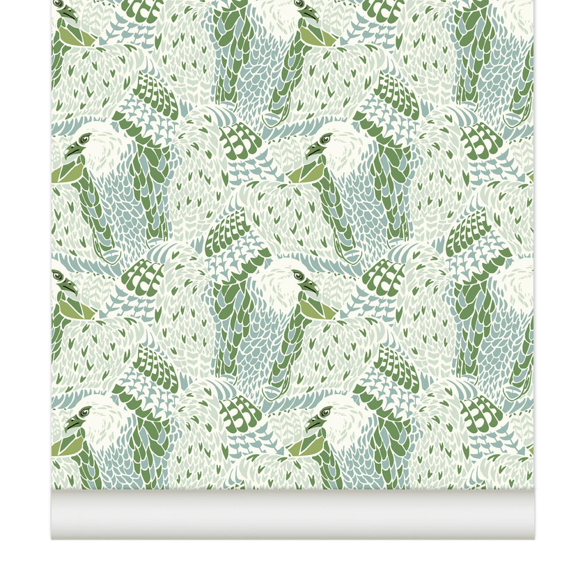 Wallpaper Eagle Eye Chéri color Vert