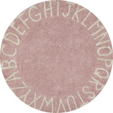 ABC Round Washable Rug