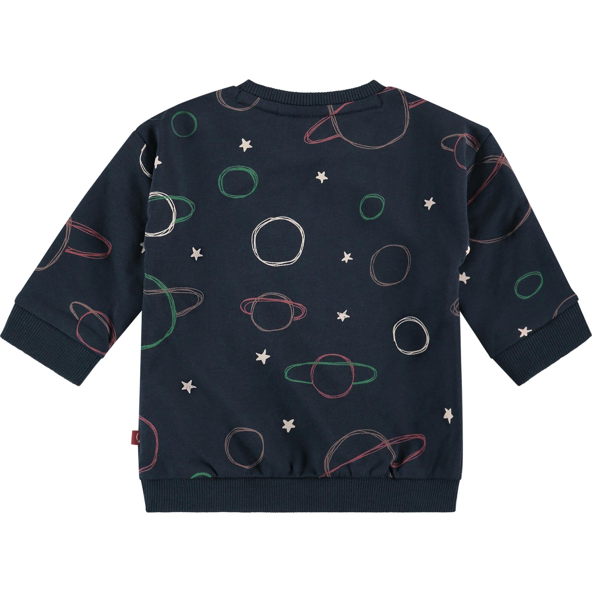Outer Space Print Sweatshirt