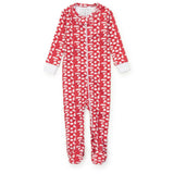 Parker Zipper Pajama - Pep Rally Red