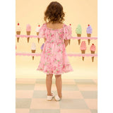 Mini Juliana Dress in Rose Trance