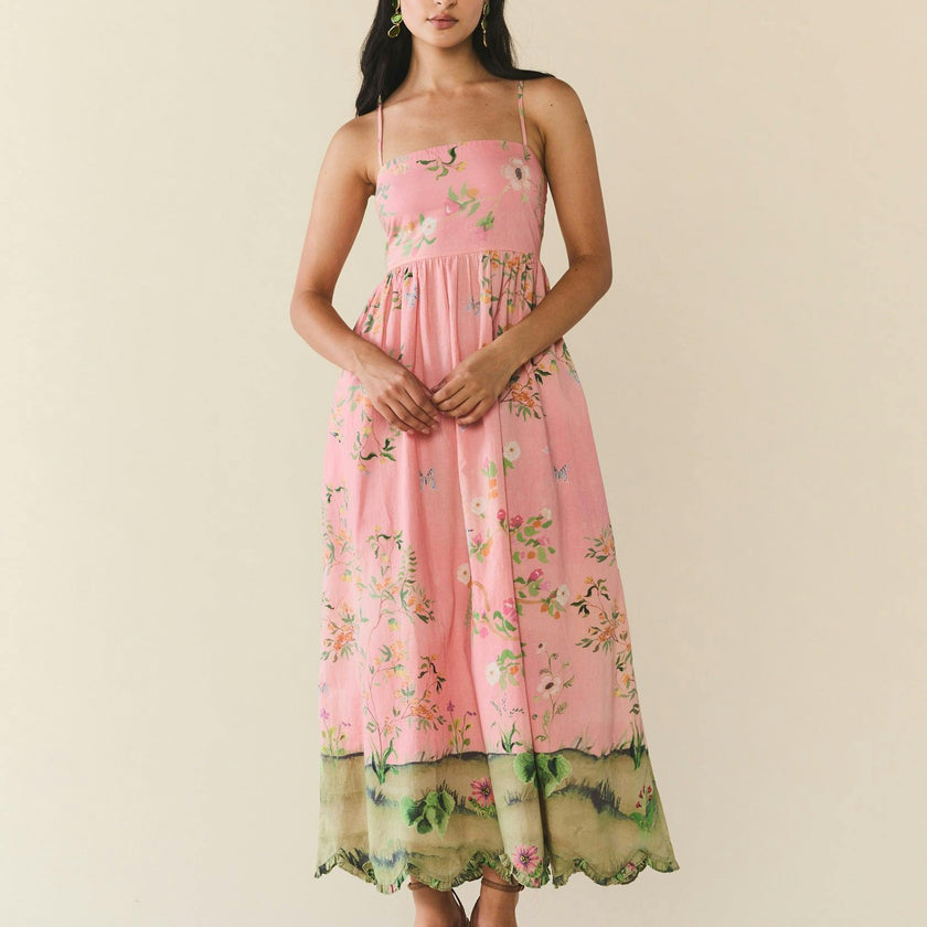 Gavin Dress, Peony Peacock x Larsen McDowell