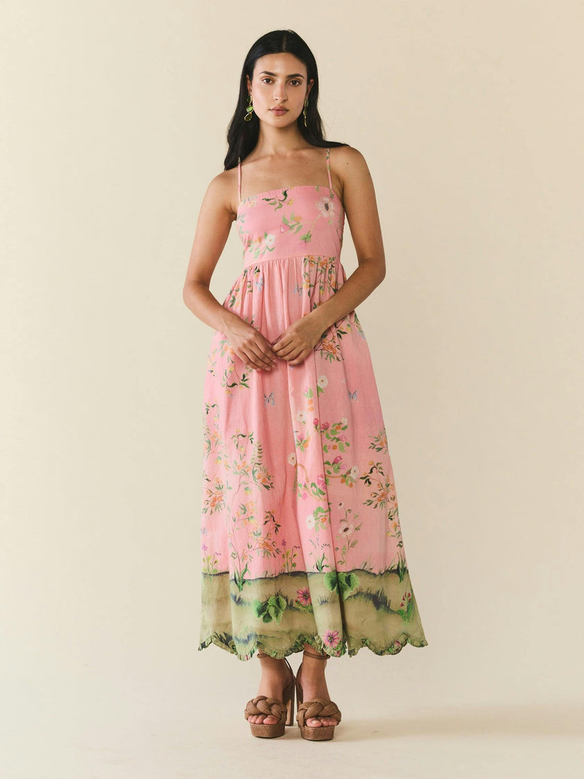 Gavin Dress, Peony Peacock x Larsen McDowell
