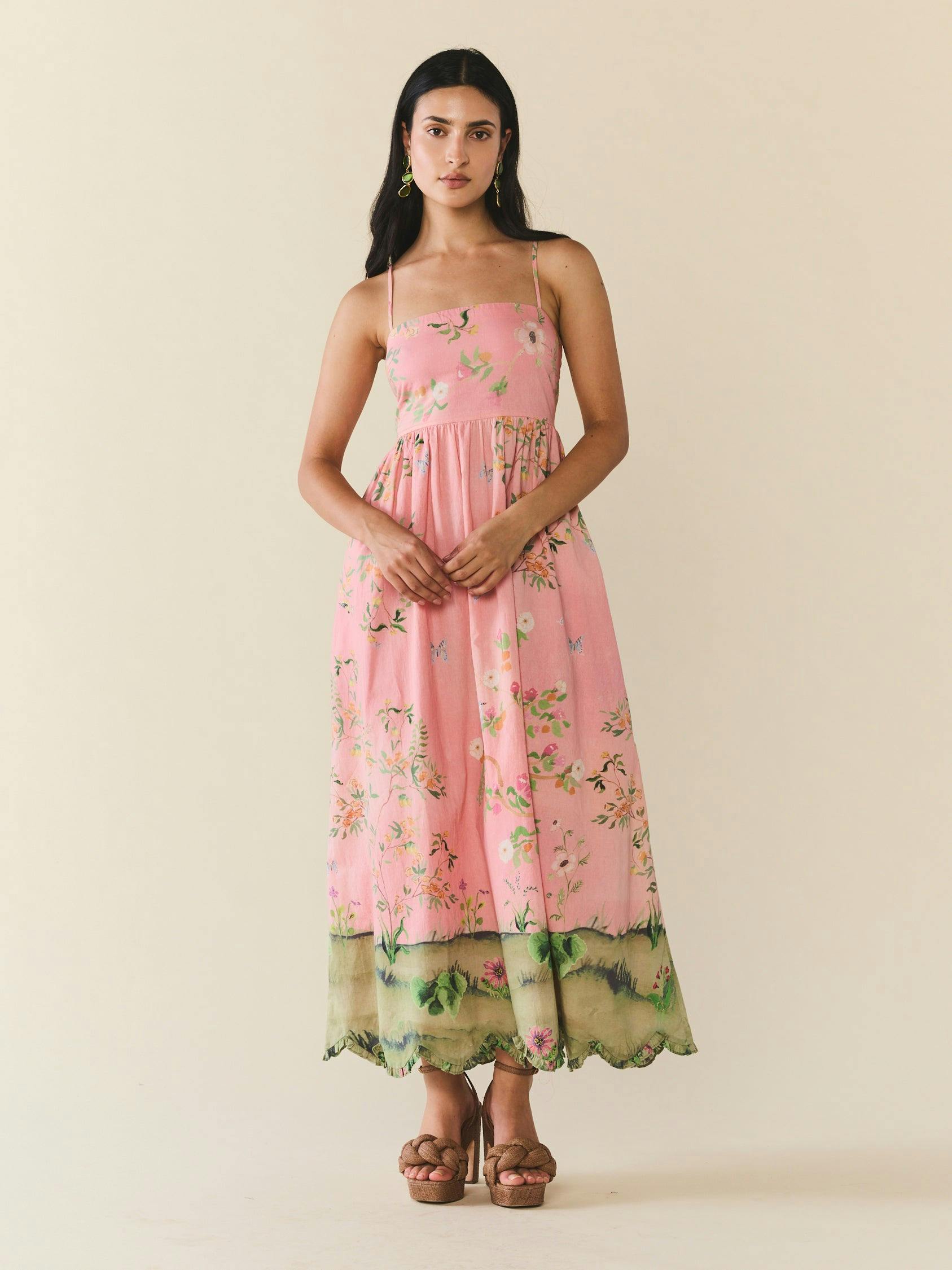 Gavin Dress, Peony Peacock x Larsen McDowell