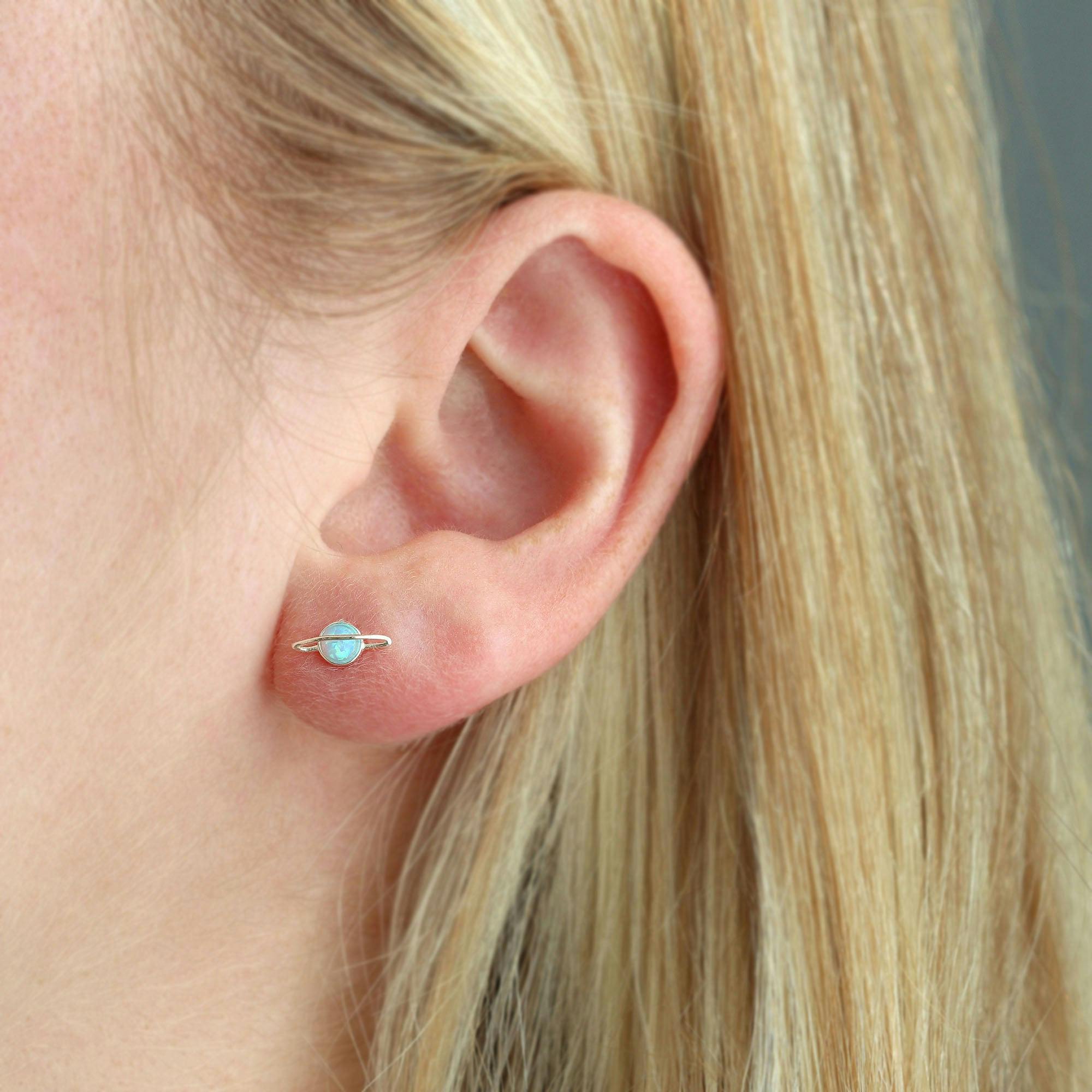 Saturn Stud Earrings