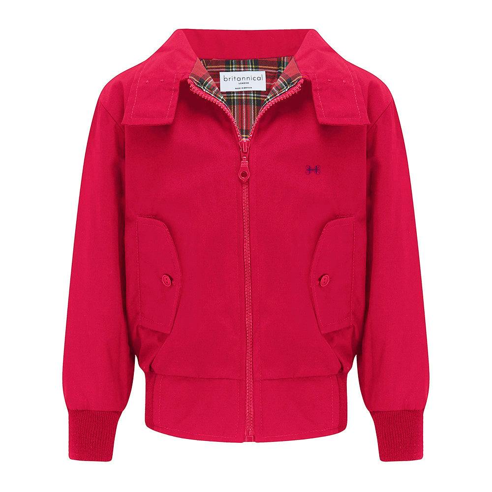 Carnaby Bomber Jacket - Pillar Box Red
