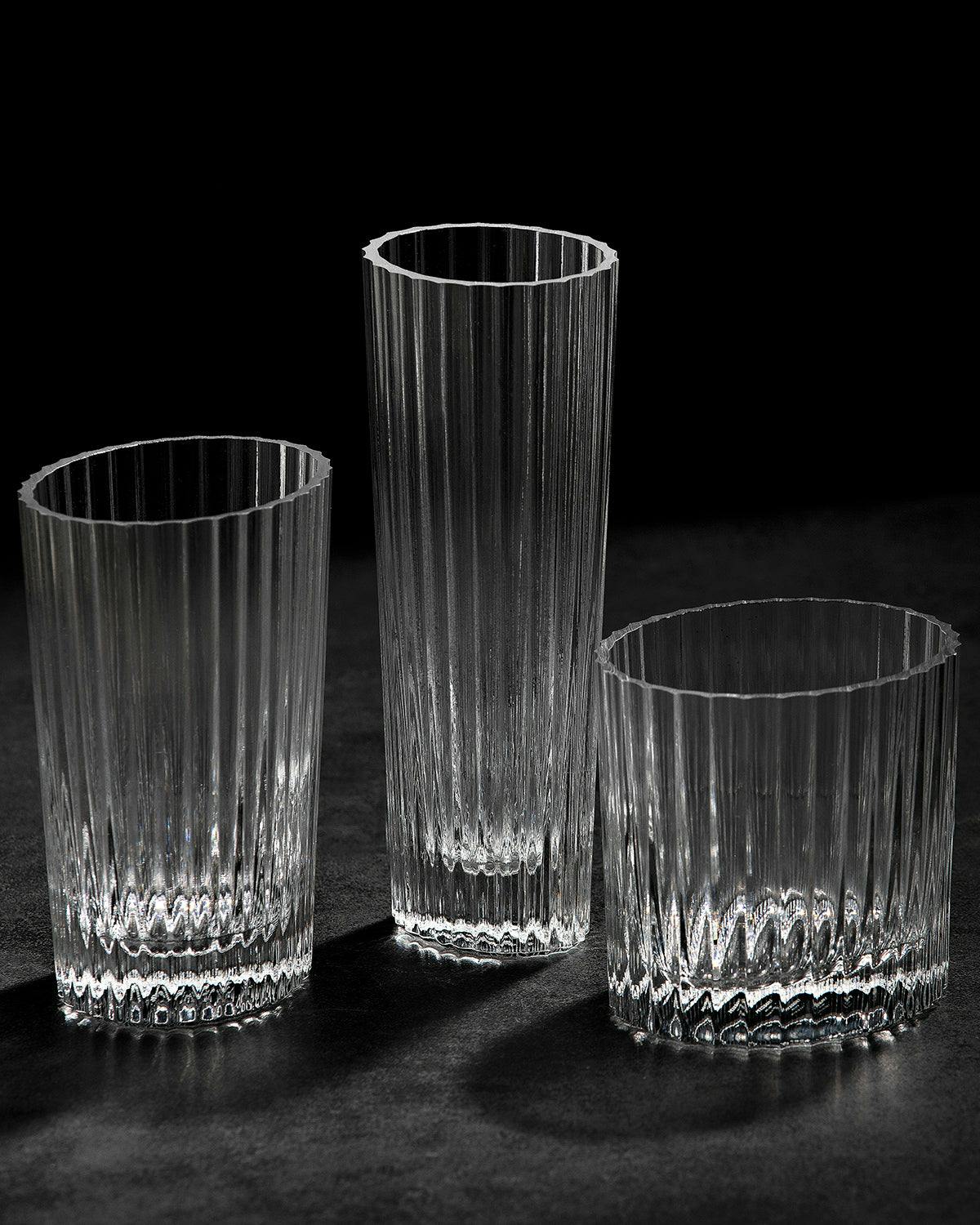 Wine Glasses NASTRI Set of 6  Transparent 10 oz, H 3.3