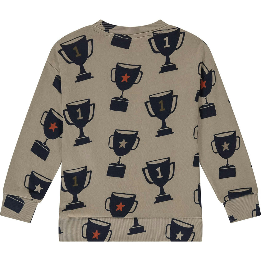 Allover Trophy Graphic Sweatshirt
