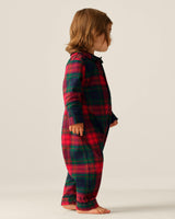 Baby's Brushed Twill Cambridge Romper in St. James Tartan