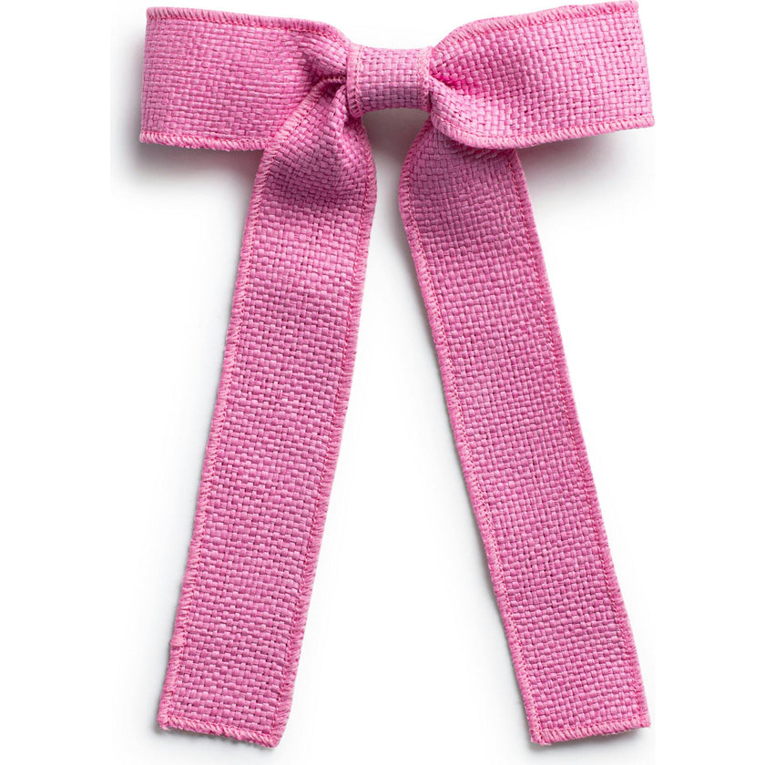 Tabitha Luxe Linen Long Tail Clip