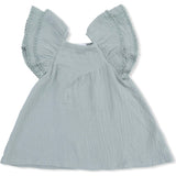 Solid Muslin Jadeite - V-Neck Dress and Bloomer