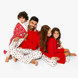 Polar Isle Red Bamboo Sherpa Blanket