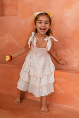 Genelia Layered Dress White
