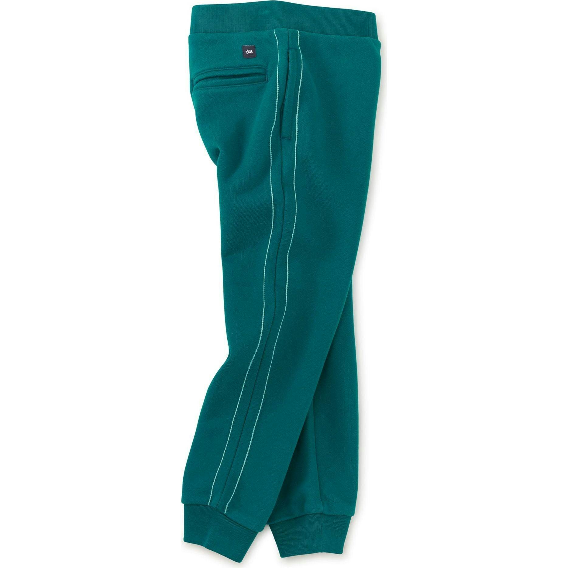 Side Stitch Joggers, Green