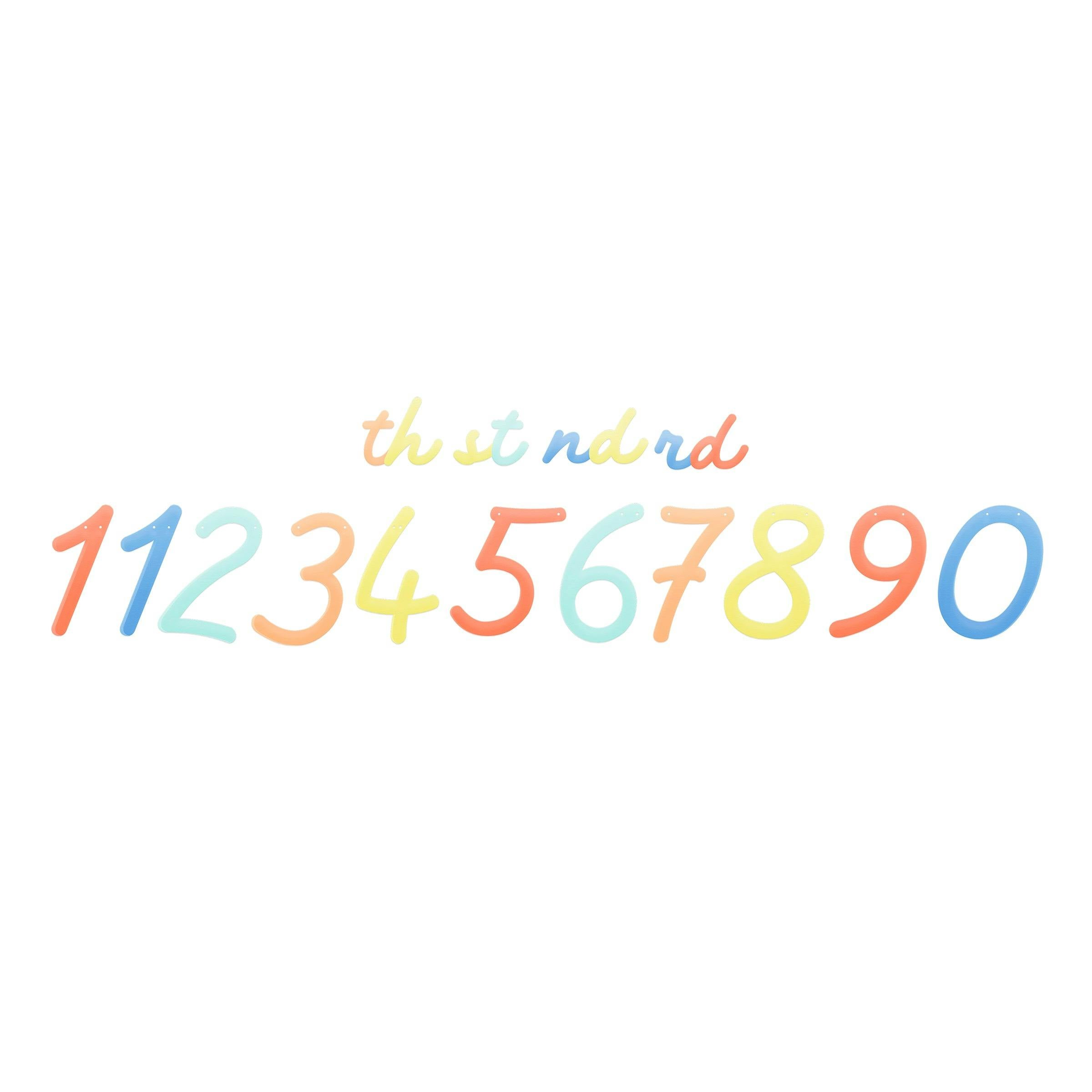 Bright Personalisable Birthday Garland Set