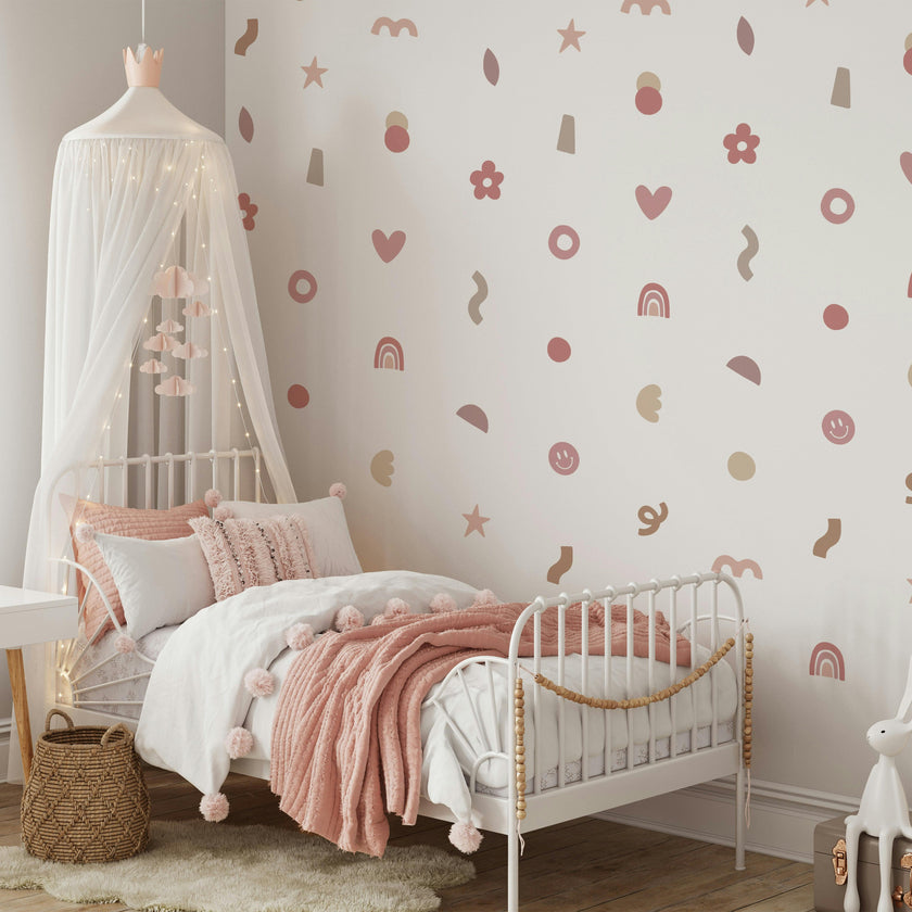 Peel & Stick Fabric Wall Stickers