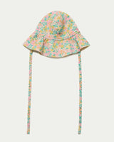 Bonnie Hat Cap - Emma Floral Mint