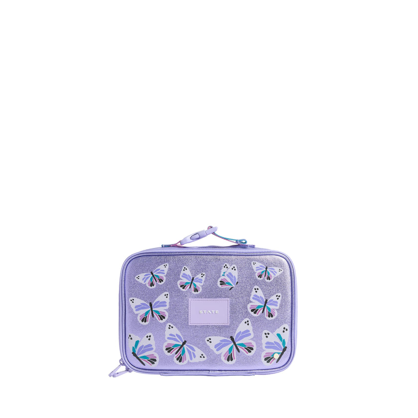 Rodgers Lunch Box, Metallic Butterflies