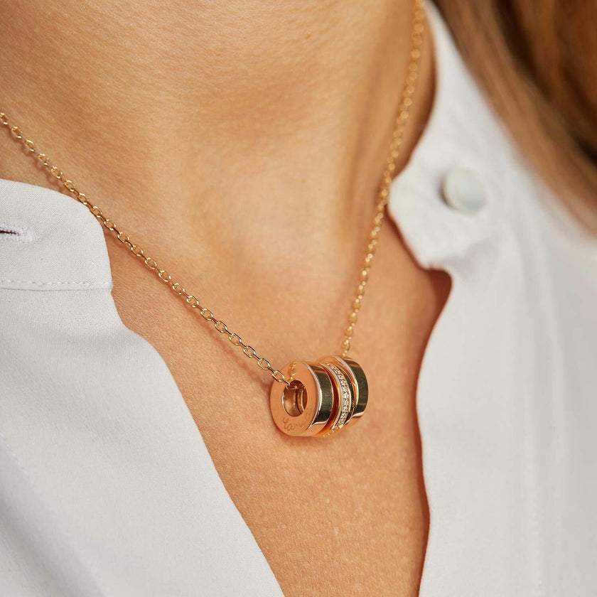 Personalized Unity Necklace, 14k Gold Plated