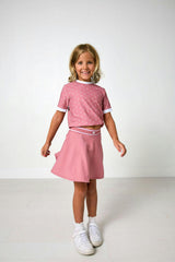 dusty pink topspin skort