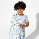 Easter Blue Bamboo Sherpa Blanket