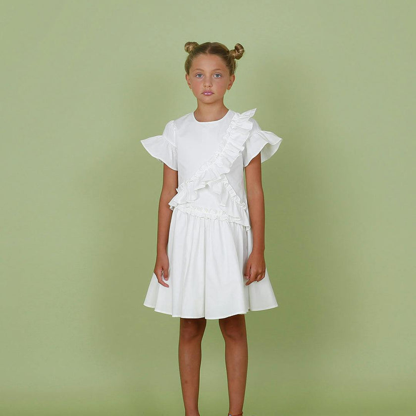 Cora dress, White