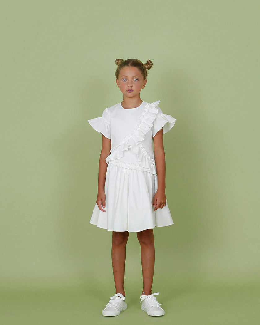 Cora dress, White