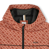 Chocolate Brown Hooded Windbreaker