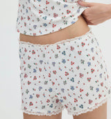 The Coco Pointelle PJ Set - Winter Posy