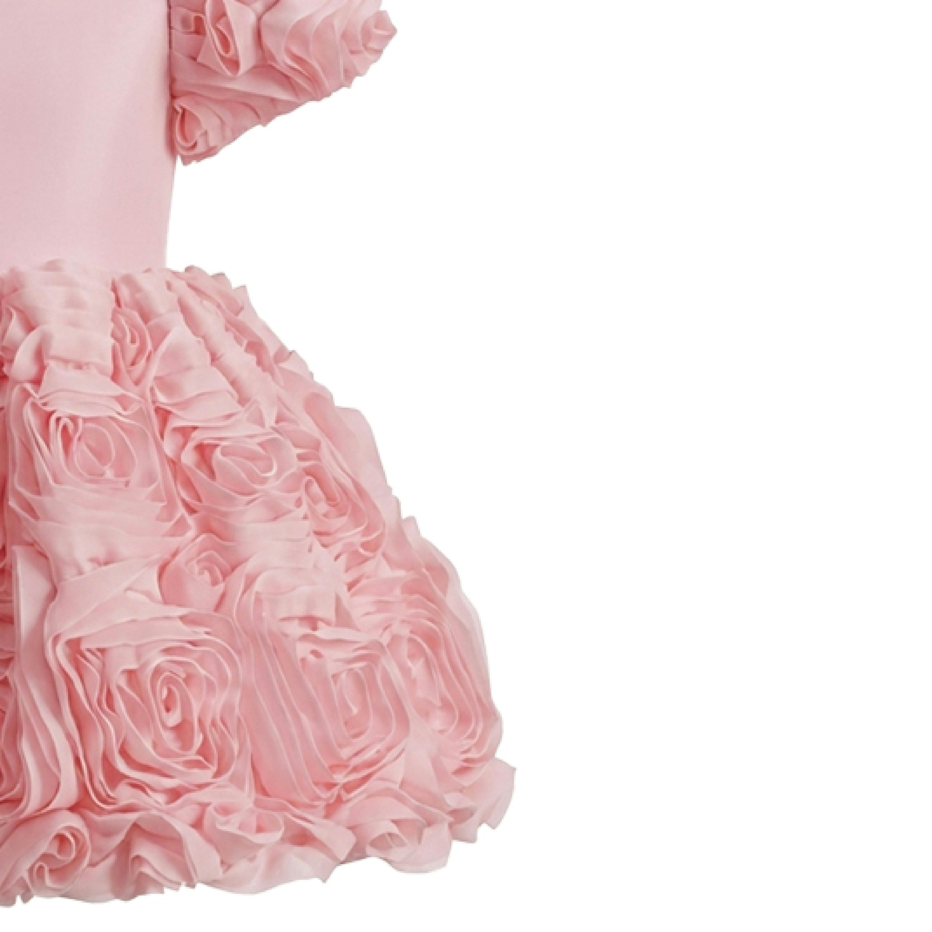 Pink Bow Rosette Dress