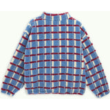 adult merino wool kangaroo jacket - shadow blue