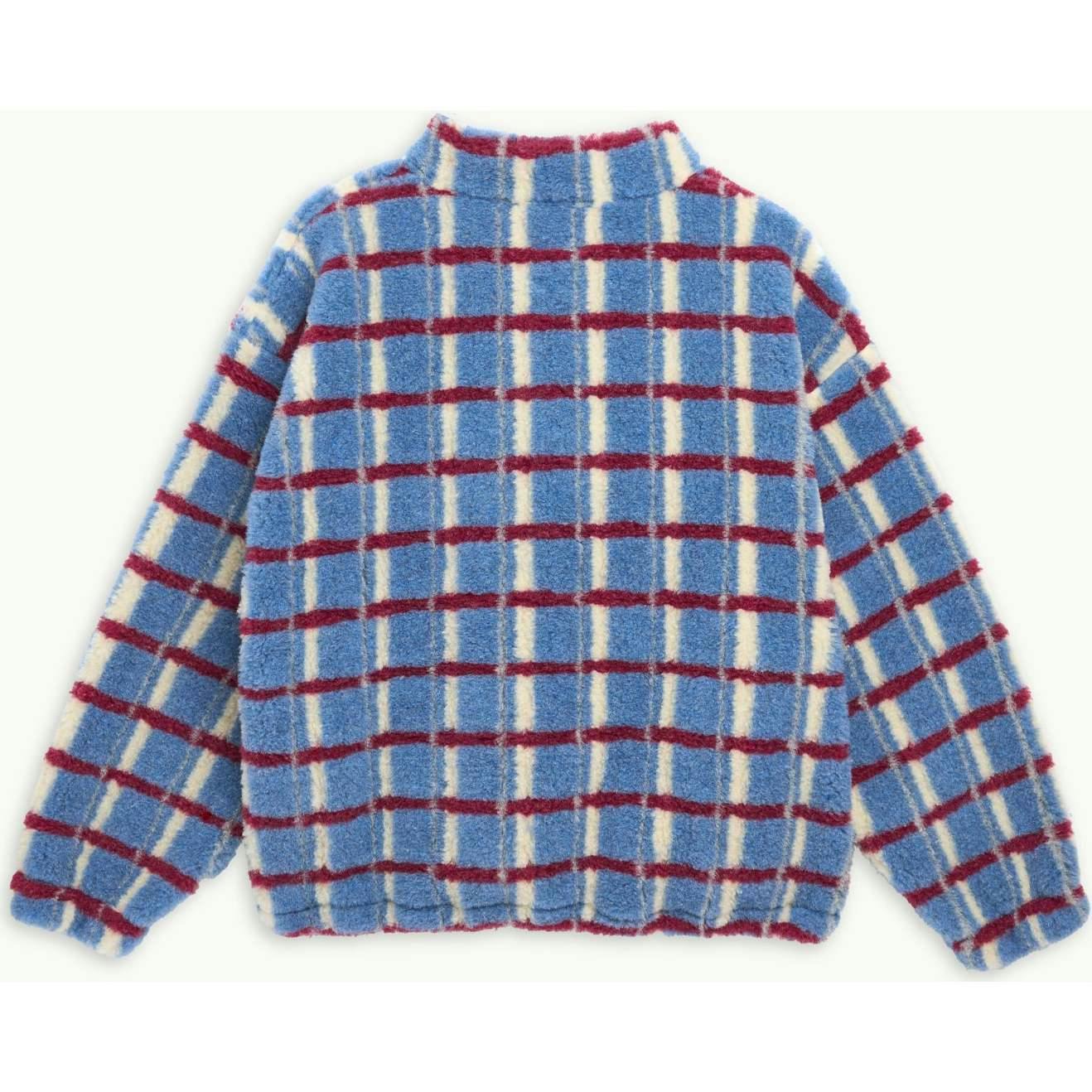 adult merino wool kangaroo jacket - shadow blue