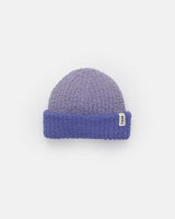 Two-Tone Ribbed Beanie • Fuzzy