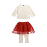 Red Antonia Two-Piece Tutu Set