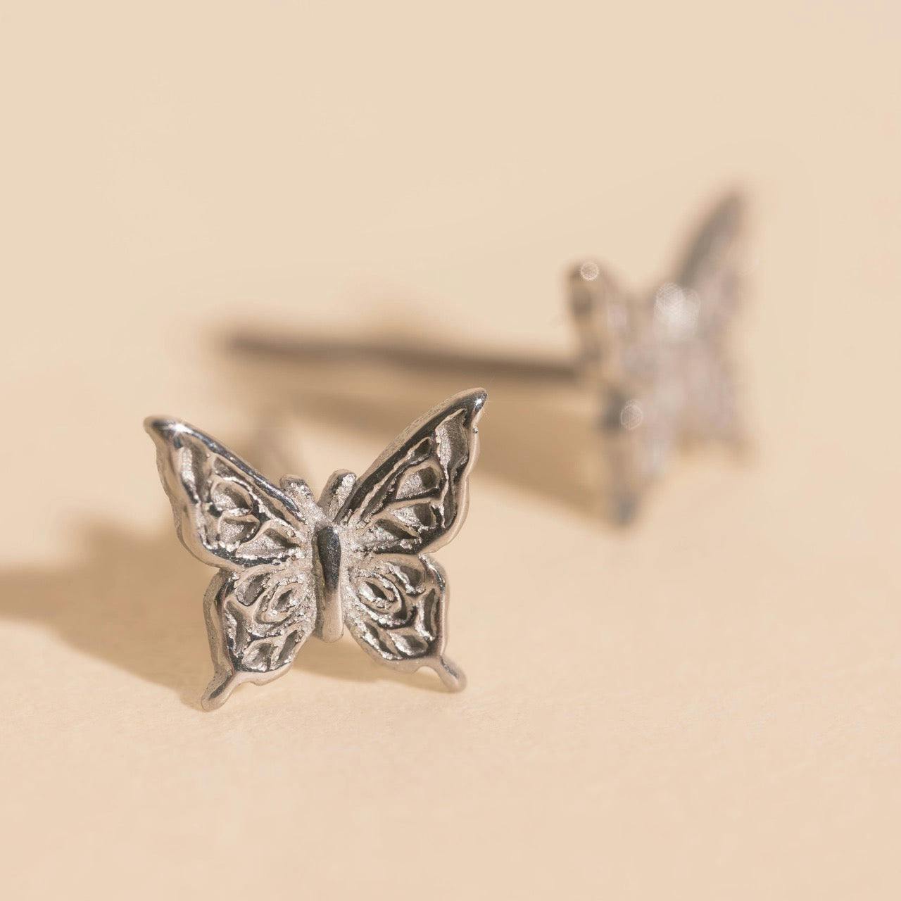 Mini Butterfly Stud Earrings