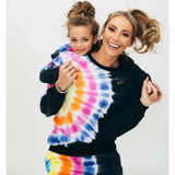 Women’s Rainbow Tie Dye Ruffle Set
